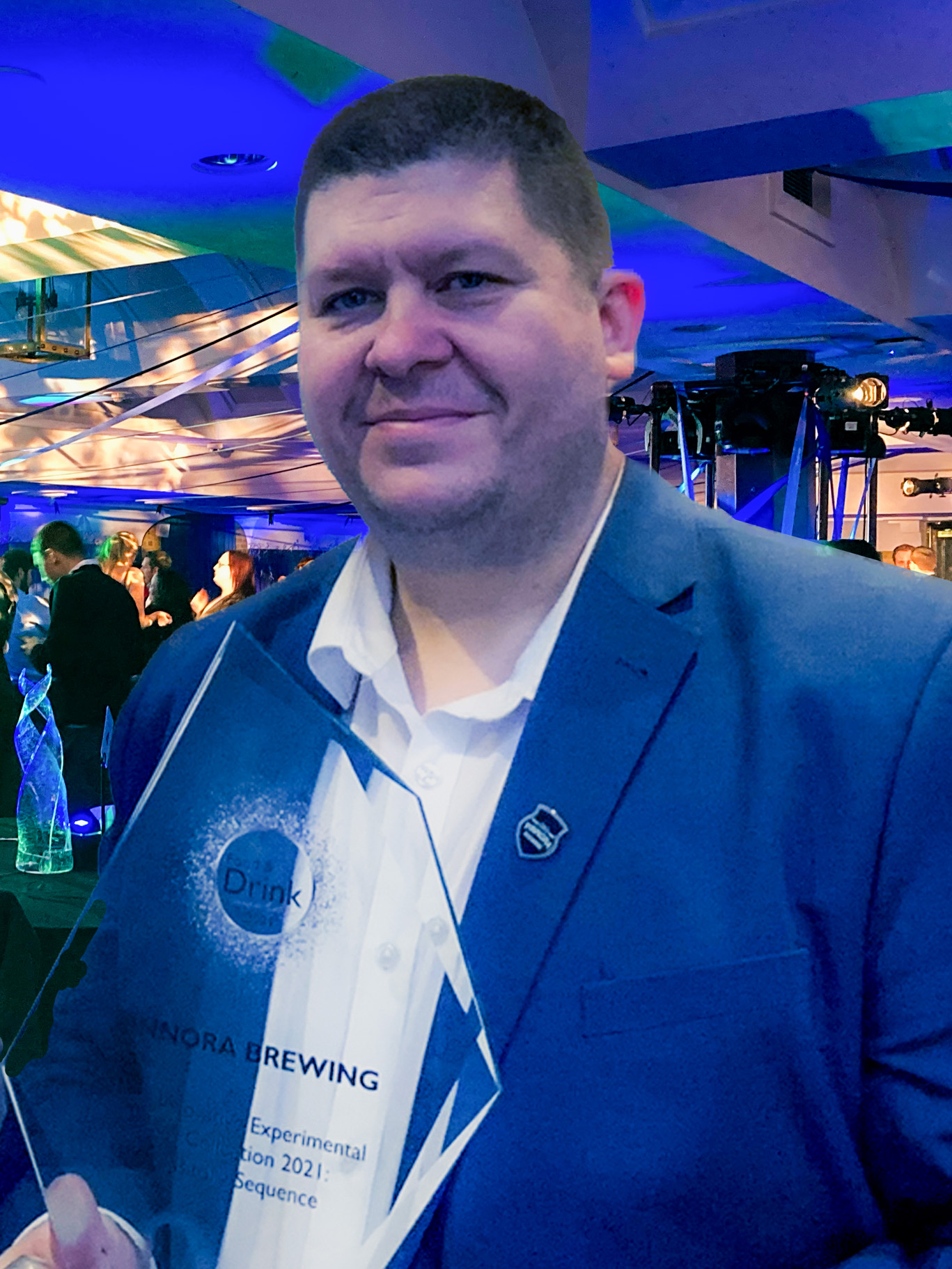 Gawain receives a top award for brewing excellence in experimental beer production.